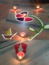 Rangoli Diwali celebrations