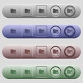Rank directory icons on horizontal menu bars