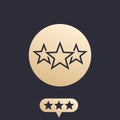 Ranking, rating icon