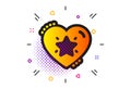 Ranking star icon. Love rating sign. Best rank. Vector