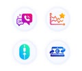 Ranking stars, 24h service and Swipe up icons set. Copywriting notebook sign. Vector