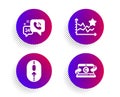 Ranking stars, 24h service and Swipe up icons set. Copywriting notebook sign. Vector