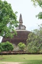 Rankoth Vehera stupa - ancient city of Polonnaruwa - Sri Lanka.