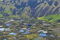 Volcano Rano Kau/ Rano Kao, the largest volcano crater in Rapa Nui Easter Island