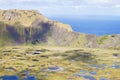 Rano Kau Crater - Easter Island Royalty Free Stock Photo