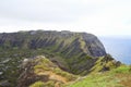 Rano Kau Crater - Easter Island Royalty Free Stock Photo