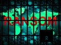 Ransom Computer Hacker Data Extortion 3d Illustration