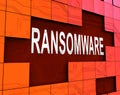 Ransom Ware Extortion Security Risk 3d Rendering