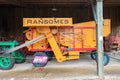 Ransomes threshing machine Royalty Free Stock Photo