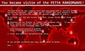 Ransomware computer virus cyber attack screen cool illustration