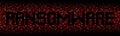 Ransomware text on hex code illustration Royalty Free Stock Photo