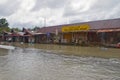 Rantau Panjang Market in Flood Royalty Free Stock Photo