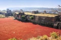 Ranthambore Fort and red lake, India