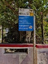 Ranwar village sign, Bandra, Mumbai Royalty Free Stock Photo