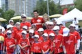 Raonic Milos & Bouchard Genie CAN at Rogers Cup (1) Royalty Free Stock Photo