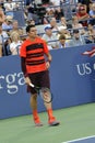 Raonic Milos CAN at US Open 1 Royalty Free Stock Photo