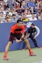 Raonic Milos CAN at US Open 9 Royalty Free Stock Photo