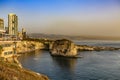 Raouche and Pigeon Rock, Beirut, Lebanon