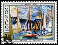 Raoul Dufy Stamp Royalty Free Stock Photo