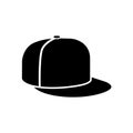 Rap cap icon Royalty Free Stock Photo