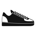 Rap sneakers icon, simple style Royalty Free Stock Photo