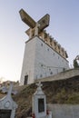 Rapa Robilor monument and the graveyard from Aiud