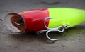 Rapala fishing popper lure plug for large saltwater fish Royalty Free Stock Photo