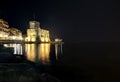 Rapallo castle night Royalty Free Stock Photo