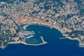 Rapallo italy aerial view Royalty Free Stock Photo