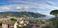 Rapallo view - Ligurian sea - Liguria - Italy Royalty Free Stock Photo