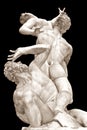 The of the Sabine Women by Giambologna (Loggia in Piazza della Signoria, Florence, Italy) Royalty Free Stock Photo