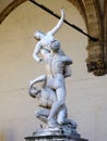 of the Sabine Women Statue, Logia dei Lanzi, Florence, Italy