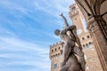 of the Sabines sculpture by Giambologna in Florence, Italy Royalty Free Stock Photo