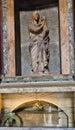 Raphael and Maria Bibbiena's tomb in the Pantheon. The Madonna