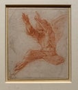 Raphael`s Study of An Angel Drawing