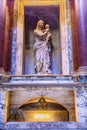 Raphael& x27;s Tomb Mary Jesus Statue Pantheon Rome Italy