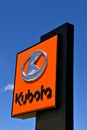 Kubota outdoor sign for advertising