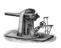 Rapid fire cannon in the old book Encyclopedic dictionary by A. Granat, vol. 6, S. Petersburg, 1894