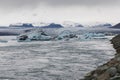 Melting glacier in Iceland