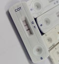 Rapid test cassette or device for Cotinine or Nicotine test.