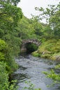 Rapid under a stone bridge