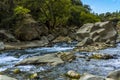 Rapids on the Alcantara river near Taormina, Sicily