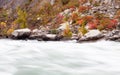 Rapids Flowing through Niagara Gorge, Canada Royalty Free Stock Photo