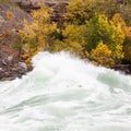 Rapids Flowing through Niagara Gorge, Canada Royalty Free Stock Photo