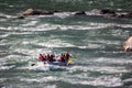 In the rapids of the Ganges Royalty Free Stock Photo