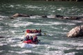 In the rapids of the Ganges Royalty Free Stock Photo