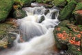 Rapids on Jedlova Creek, Jizera Mountains, Czech Republic Royalty Free Stock Photo