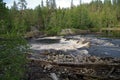 Rapids on the Karelian river