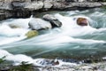 Rapids in McDonald Creek Royalty Free Stock Photo