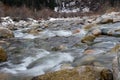 Rapids mountain river